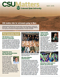 Cover of CSU Matters May 2015
