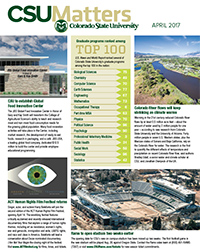 Cover of April 2017 CSU Matters issue