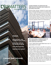 Cover of CSU Matters December 2017 issue